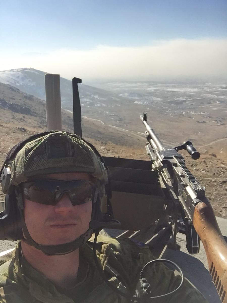 Deployment to Afghanistan with Bravo Company in 2017