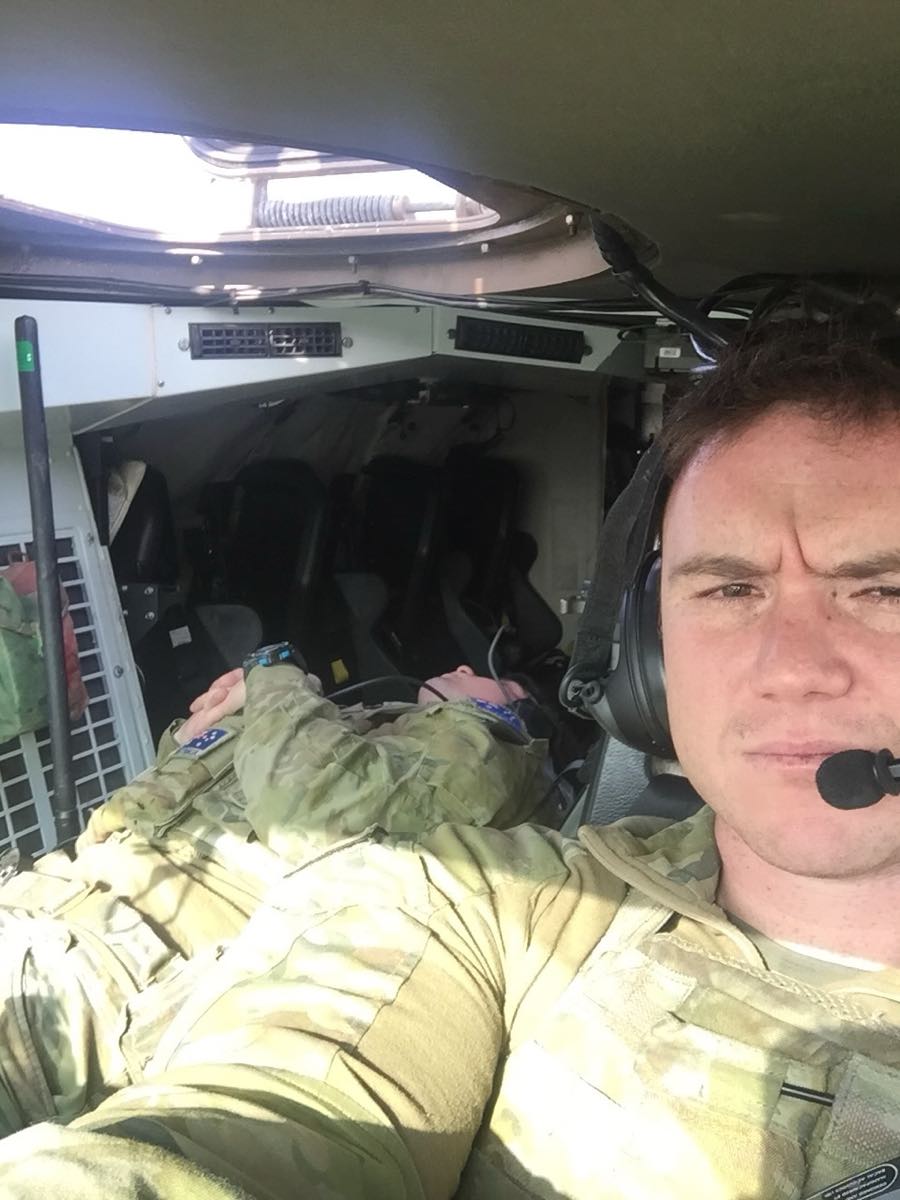Deployment to Afghanistan with Bravo Company in 2017