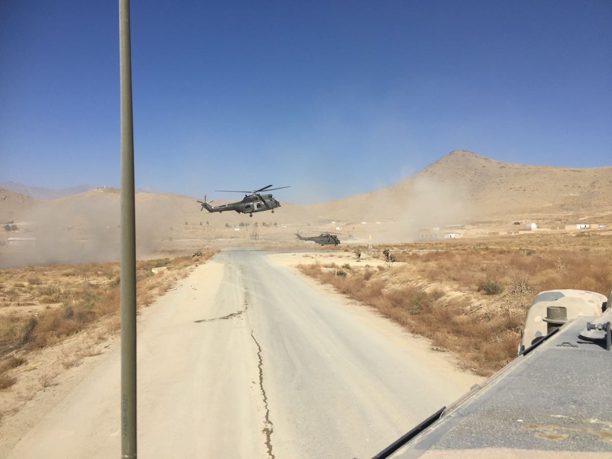 Deployment to Afghanistan with Bravo Company in 2017