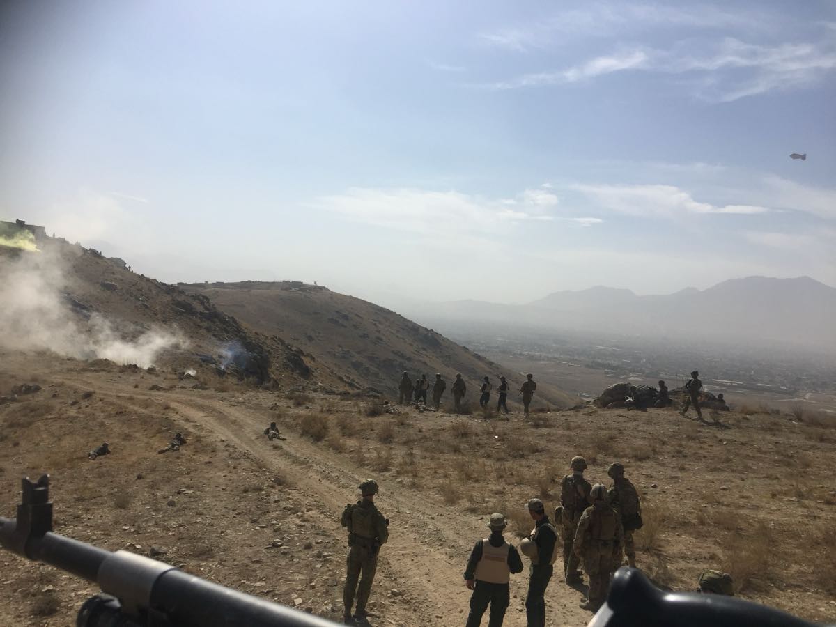 Deployment to Afghanistan with Bravo Company in 2017