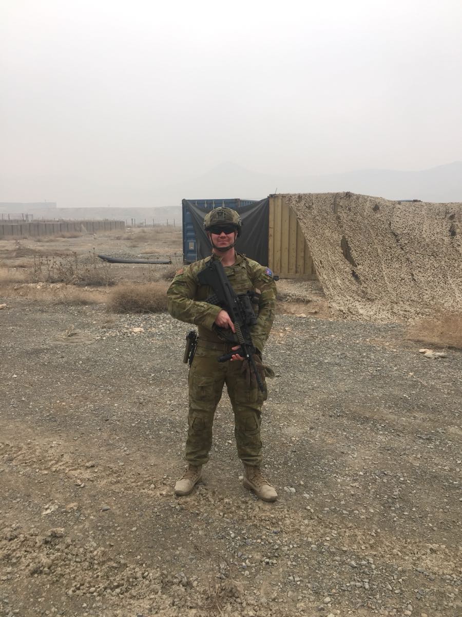 Deployment to Afghanistan with Bravo Company in 2017