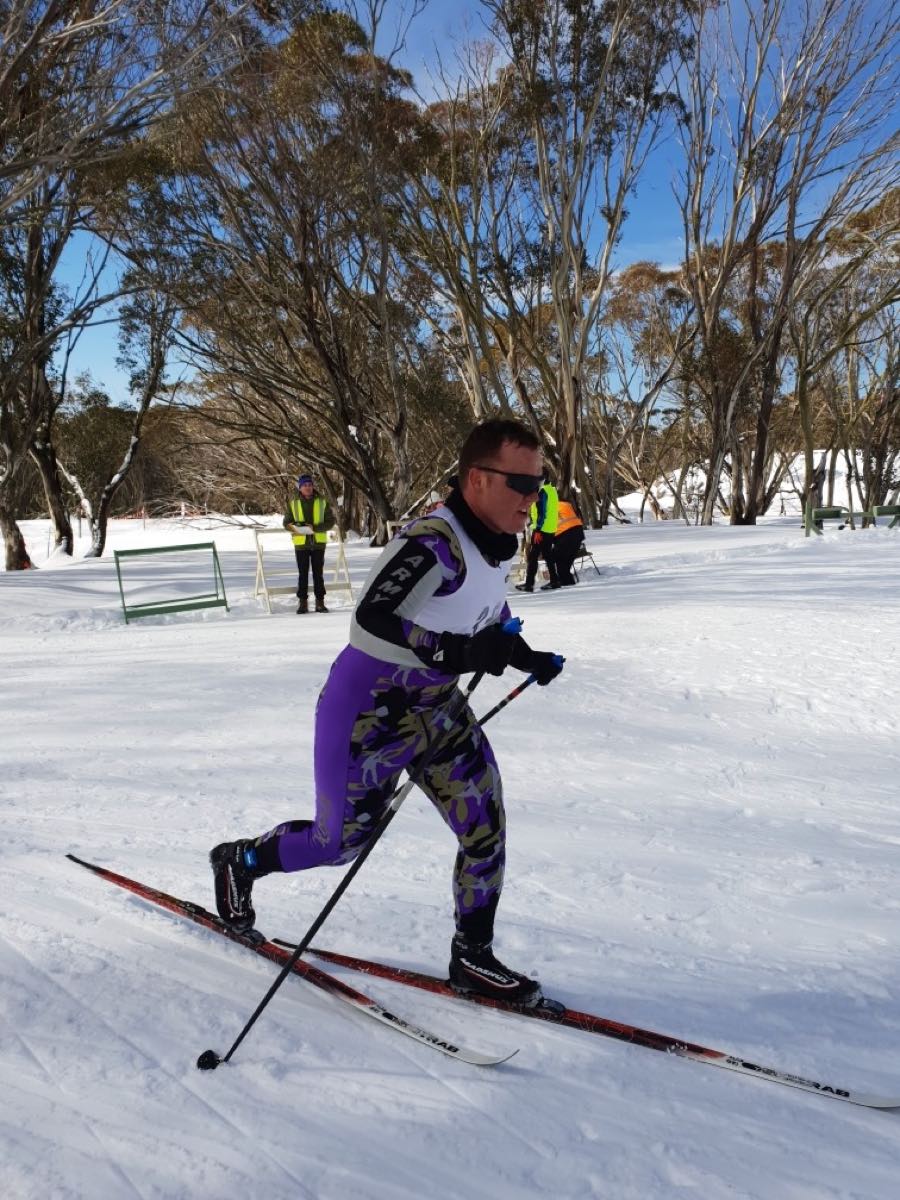 Competing on the army Biathlon team in 2018