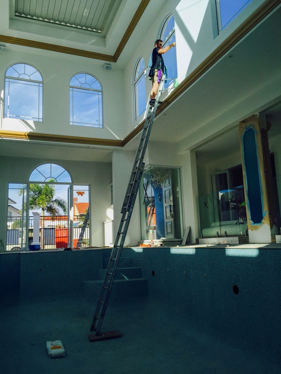Streakers Window and Exterior Cleaning, Rhys first window cleaning business on the Gold Coast