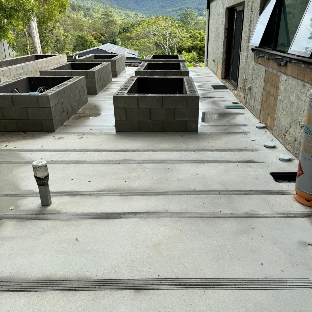 Hard surface pressure cleaning on a Gold Coast property