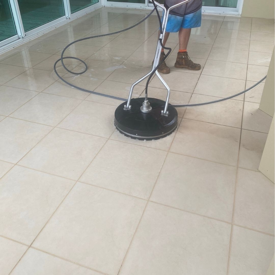 Patio and outdoor area cleaning on a Gold Coast property